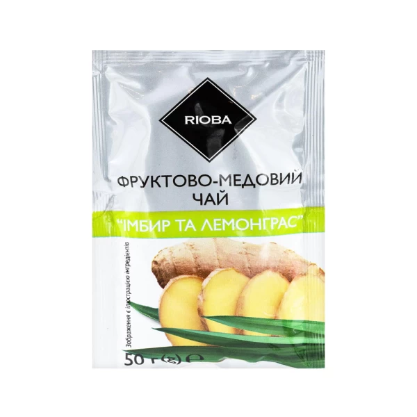 Rioba Concentrat de ceai ghimbir si lamaie 50 gr - image 1