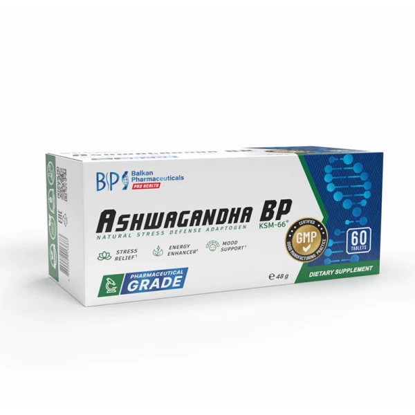 BP Пищевая добавка Ashwagandha 600mg 60tab - image 1