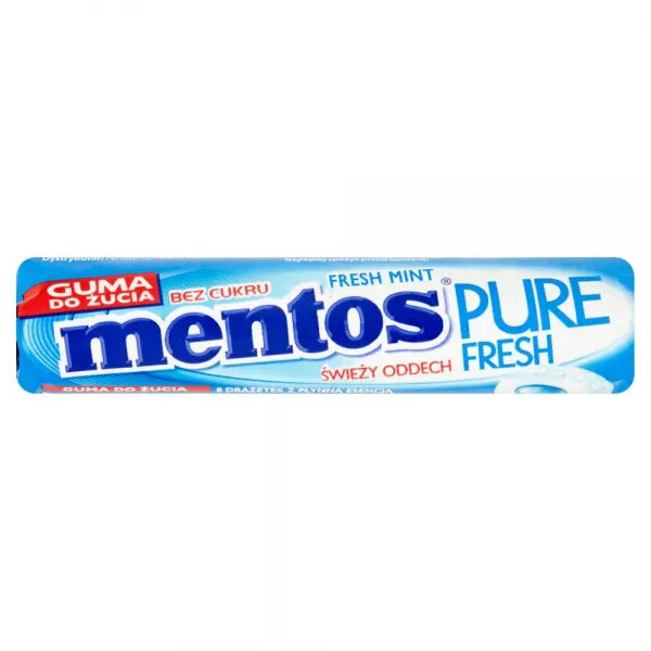 Жевательная резинка Mentos Pure Fresh со вкусом Мяты 15.5 г - image 1