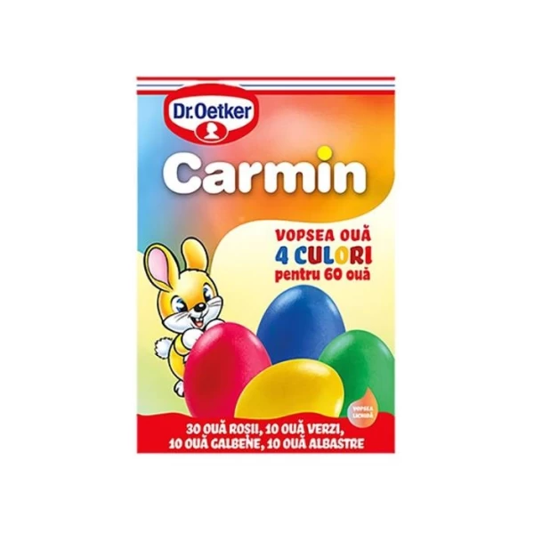 Краска для яиц CARMIN, 4 цвета (на 60 яиц) - image 1
