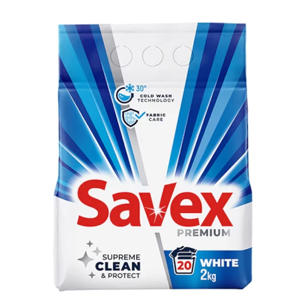 Savex Стиральный порошок 2 kg 2in1 White - image 1