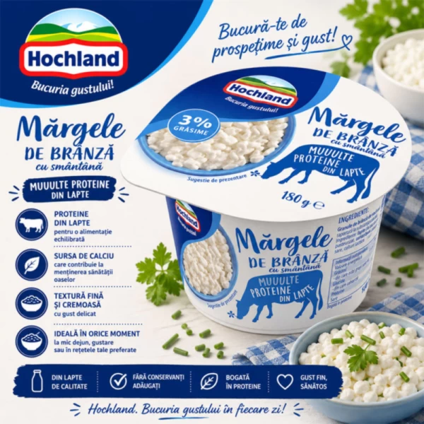 Сырные шарики Hochland 3% жирности, 180 г - image 2