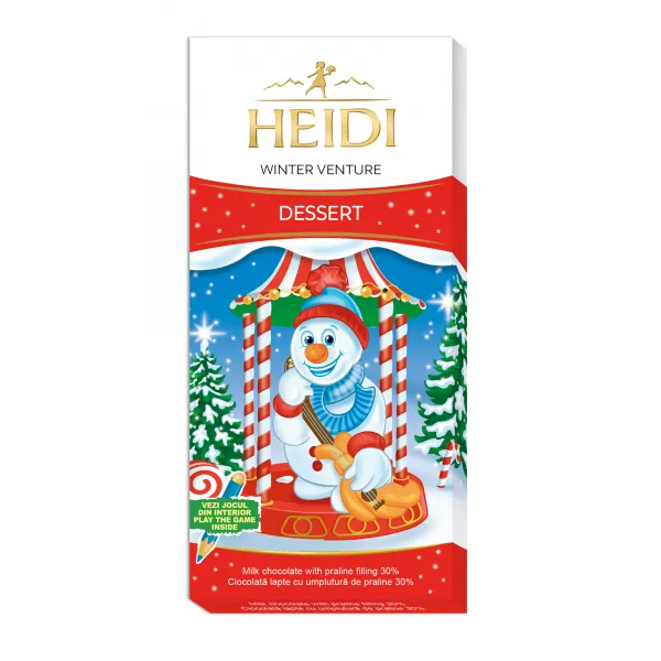 Heidi Шоколад 90г молочный Снеговик - image 1