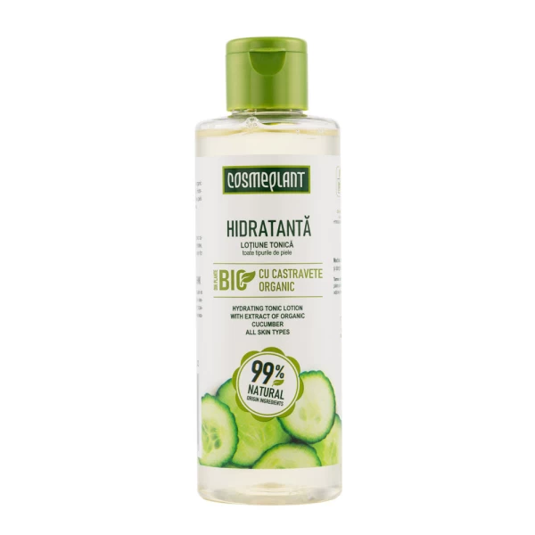 Cosmeplant Тонизирующий лосьон Увлажняющий огуречный 200 мл - image 1