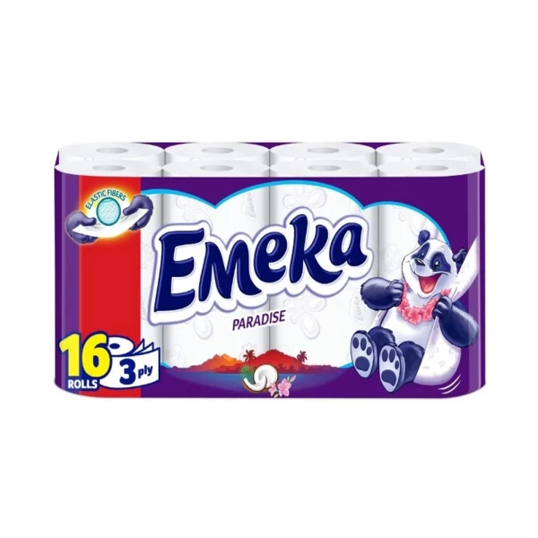 Emeka Hartie igienica, 3 straturi, 16 role Paradise - image 1