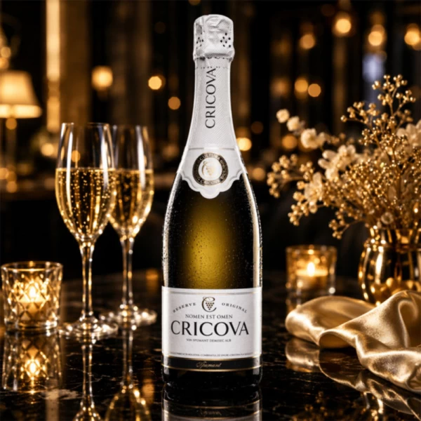 Вино игристое Cricova белое сладкое 0,75 л - image 2