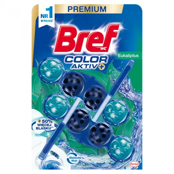 Bref Odorizant Blue Aktiv Eucalipt 2x50 g - image 1