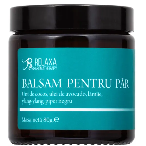 Relaxa Balsam de par 80gr (untdeCocos,Uleideavocado,lamiie,ylang-ylang, piper negru) - image 1