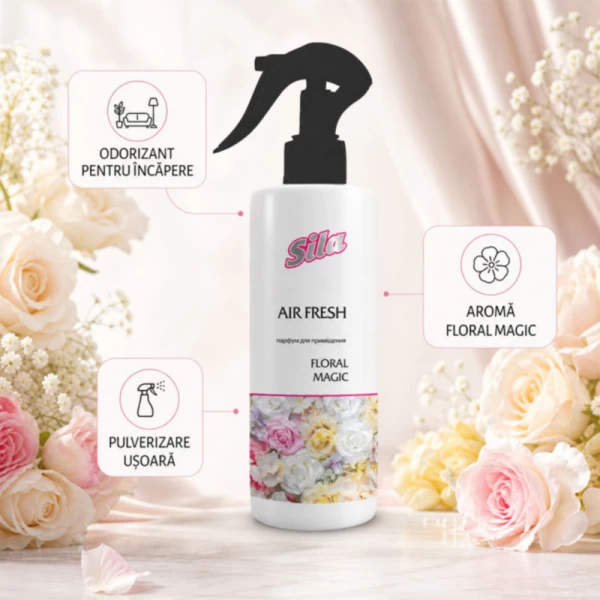 Sila odorizant pentru incaperii 400 ml Floral Magic - image 2
