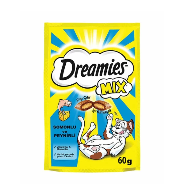 Dreamies Recompense Pisici Branza&Somon 60g - image 1