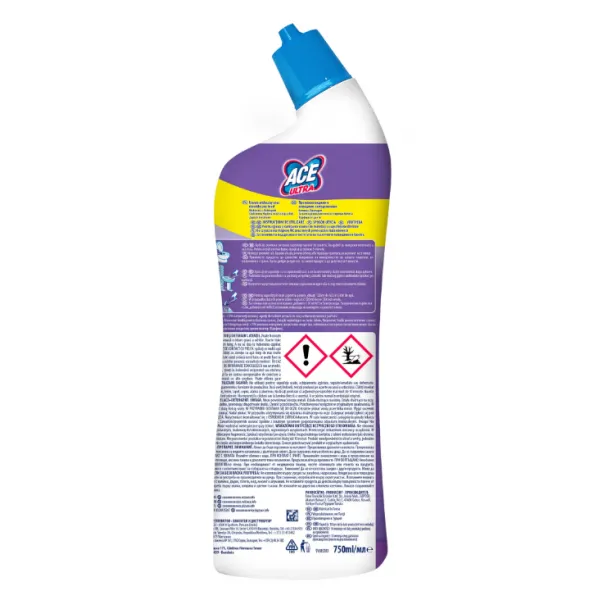 Ace Inalbitor si degresant toaleta 750ml Ultra Power Gel Floral Perfume - image 2