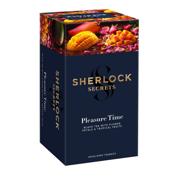 Sherlock Secrets Ceai negru Pleasure Time 22x1,8 g - image 1
