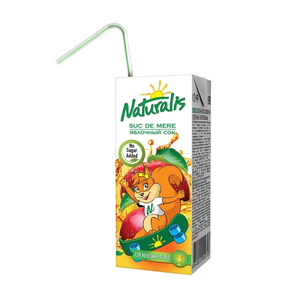 Naturalis яблочный сок без сахара, 200 мл - image 2
