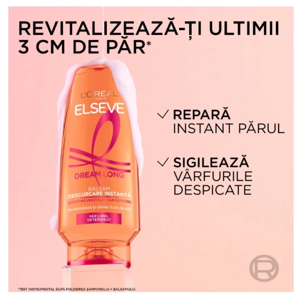 L'Oreal Paris Dream Long Conditioner Descurcare Instanta для длинных, поврежденных волос, 200 мл - image 4