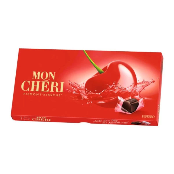 Ferrero Mon Cheri Шоколад с вишнёвой начинкой в ликере 157 г - image 1