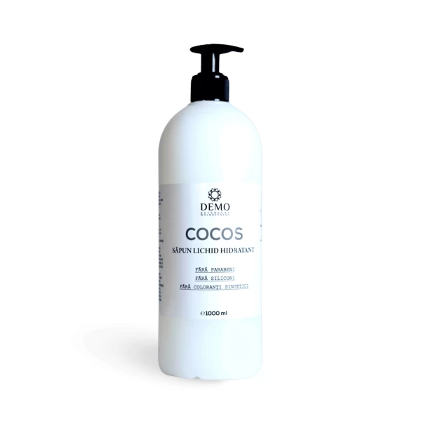 Demo sapun lichid Cocos cu crema + glicerina 1 L - image 1