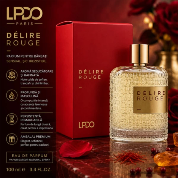 LPDO Парфюмированная вода Delire Rouge 100 мл - image 3