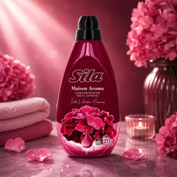 Sila balsam concentrat de rufe 800 ml Silk & Amber Harmony - image 2