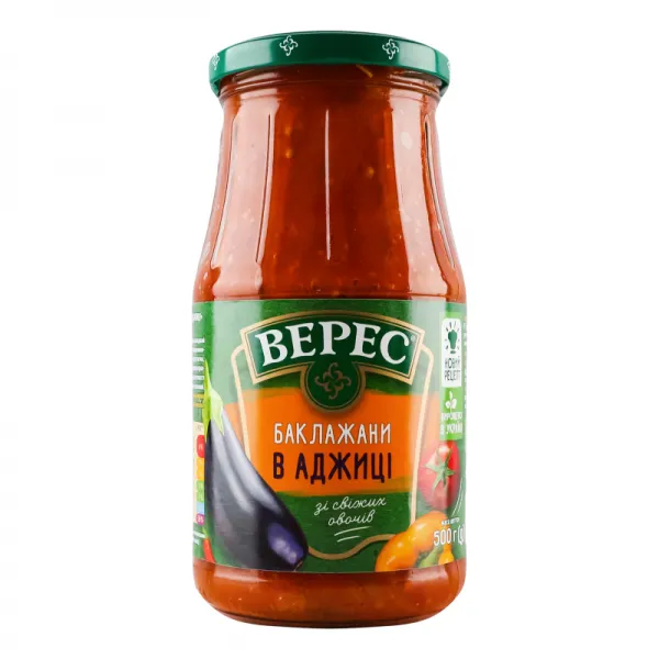 Баклажаны В аджике Верес с/б 500г - image 1