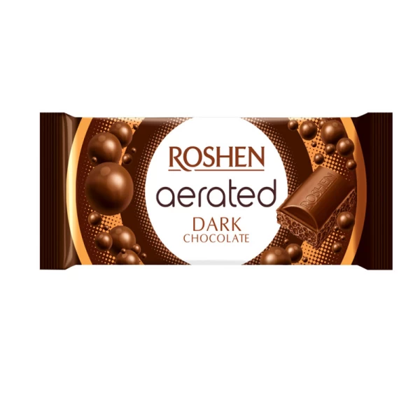 Шоколад пористый Dark Bubble Roshen м/у 80г - image 1