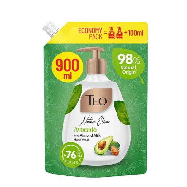 TEO Sapun lichid 900 ml Avocado - image 1