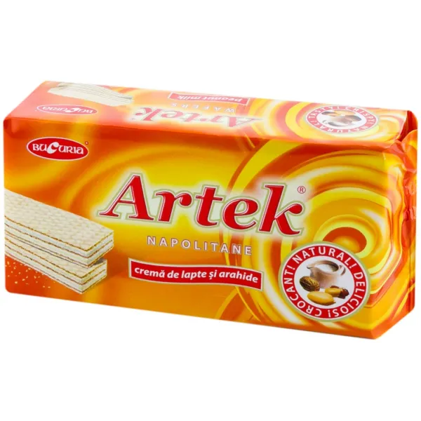 Вафли Artek Молоко и арахис 160г - image 1
