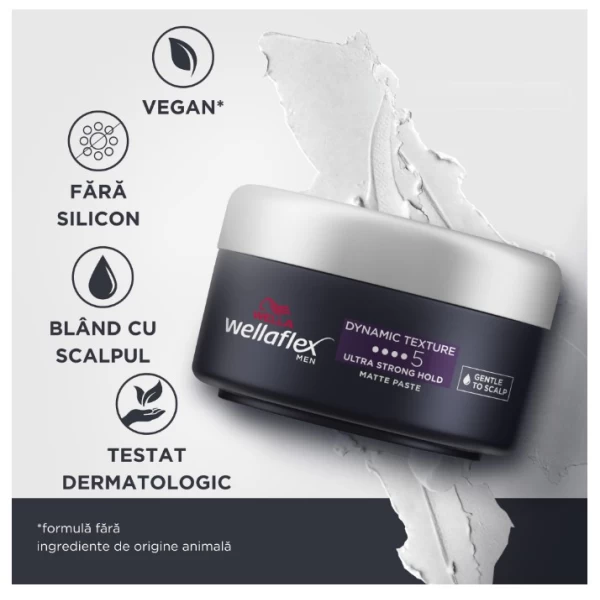 Wellaflex Men Matte Paste Clay 75 ml - image 4
