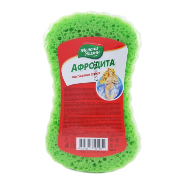 Мелочи Жизни Губка банная массажная Афродита, 1 шт - image 2