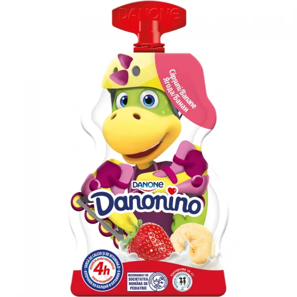 Danonino бананово и клубничный йогурт 70 гр. - image 2