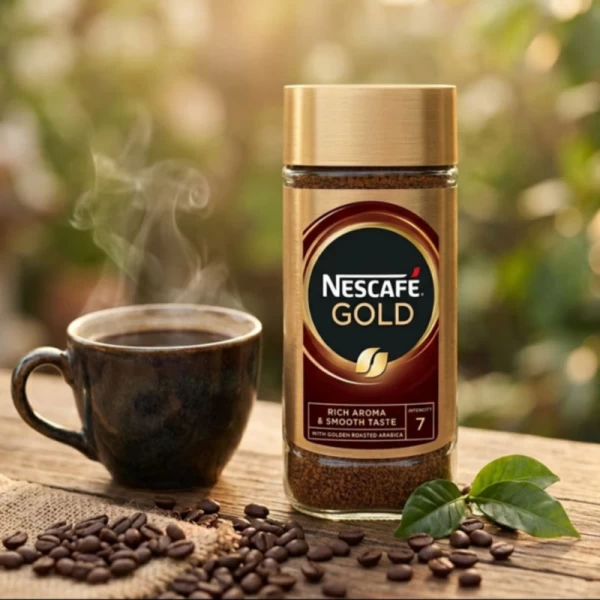 Cafea Nescafe Gold solubila 200g - image 2
