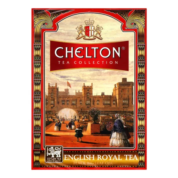 Chelton English Royal Royal ceai negru cu frunze mari, 100g - image 1