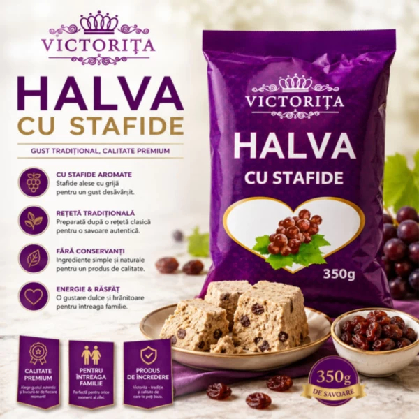Victorita Halva Premium Stafida 350 gr - image 2