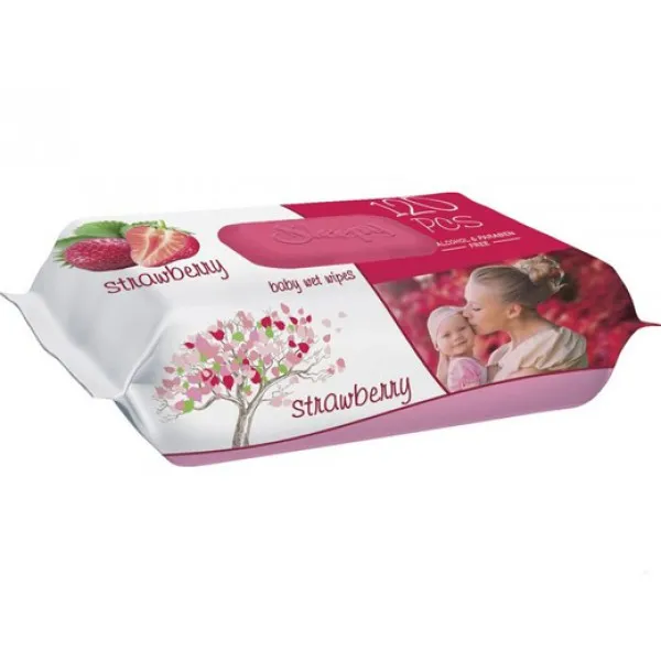 Sleepy Servetele umede 120 Strawberry - image 1