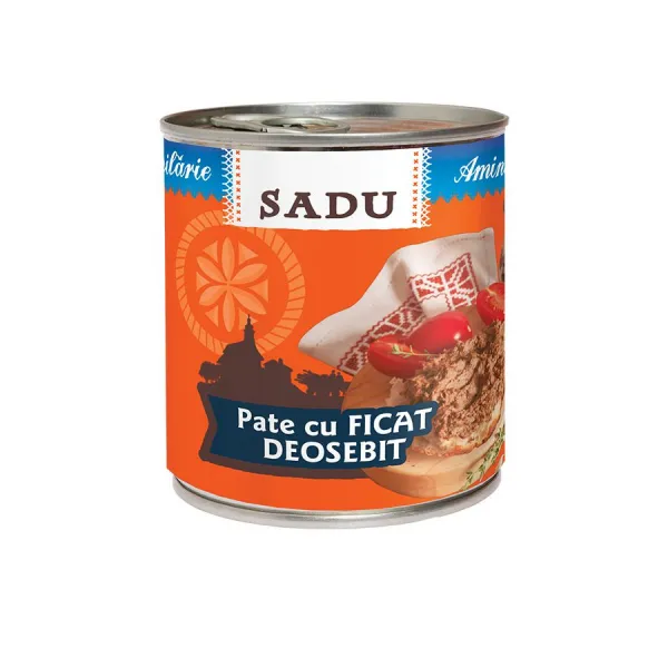 Pate cu ficat deosebit Sadu 200 +100g Gratis - image 1