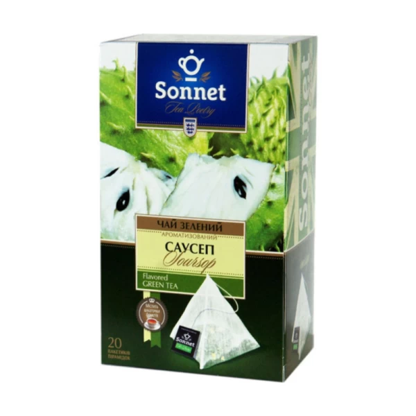 Sonnet Ceai verde si fructe soursop 20 pac - image 1