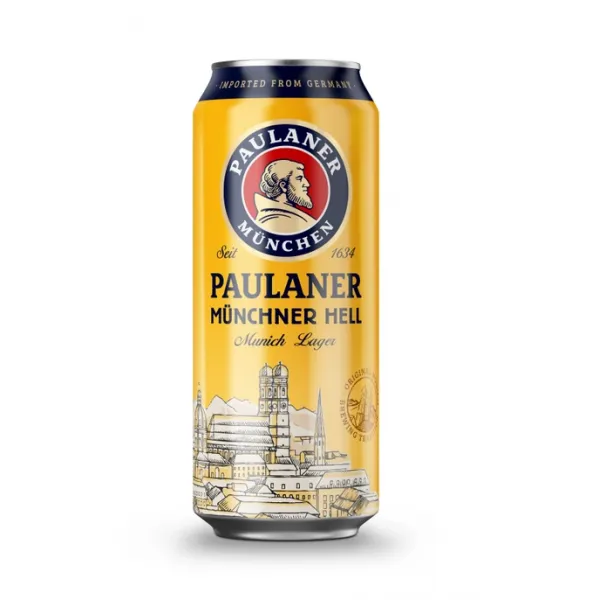 Пиво Paulaner Original светлое фильтрованное 4.9%, 0,5 л - image 1
