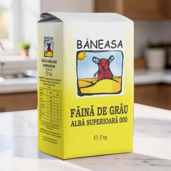 Baneasa Мука пшеничная серая тип 480, 2кг - image 2