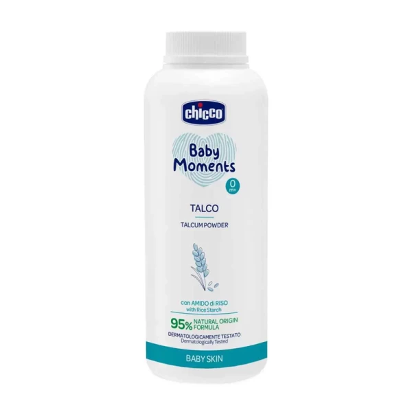 Защитная тальк-пудра Chicco Baby Moments, 150 гр, 0+ мес. - image 1
