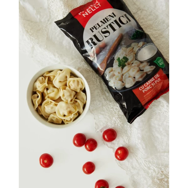 Panny Nelly Pelmeni Rustici cu carne de porc si pui 750g - image 2
