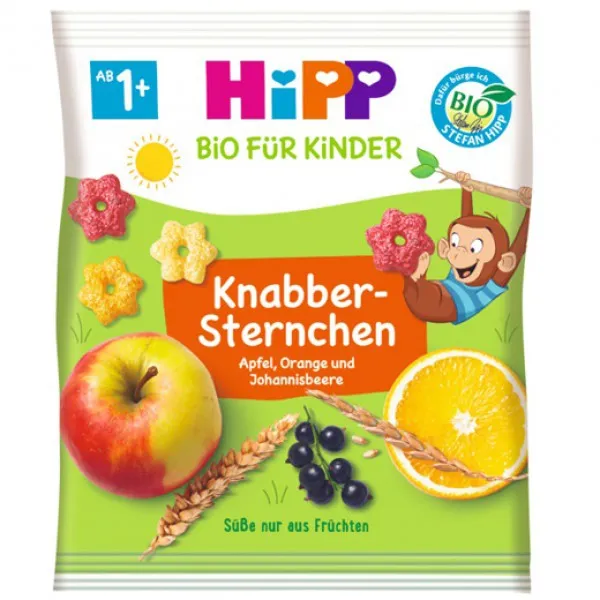 HiPP Хрустящие звездочки Kinder с фруктами (12+ мес.), 30 г - image 1