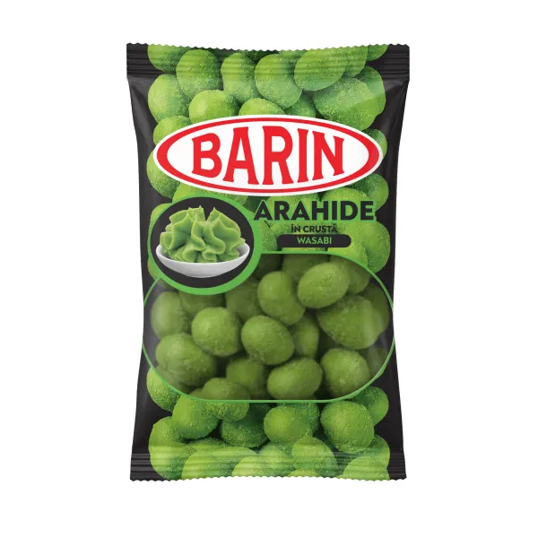 Barin Арахис обжаренный в корочке со вкусом васаби 60г - image 1