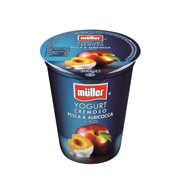 Muller Iaurt Cremos cu piersici si caise 500gr - image 1