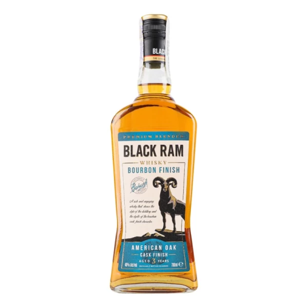 Black Ram Whisky bourbon finish 700ml - image 1