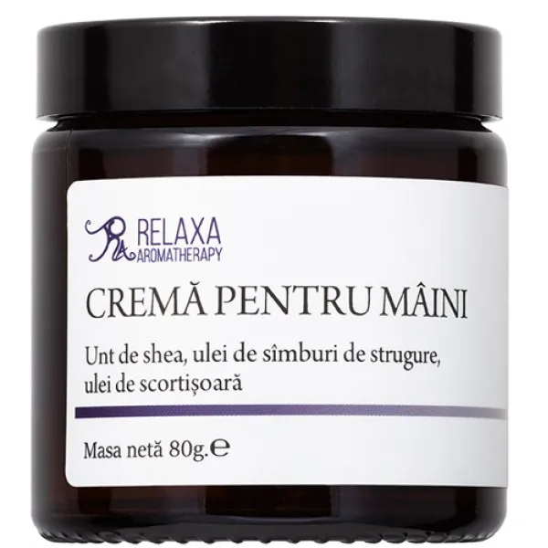 Relaxa Crema pentru Maini (cu untde shea,cacao,Ulei de simburi de struguri, Ulei de levantica) - image 1