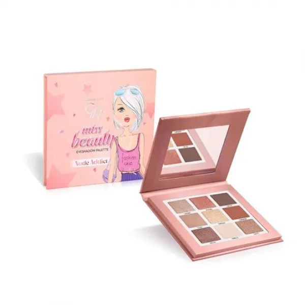 Golden Rose Fard de pleoape Miss Beauty Paleta Nude Addict 02 11,7gr - image 1