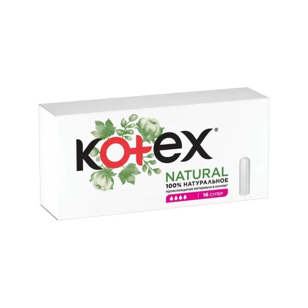 Kotex Natural Tampoane Super 16 buc - image 1