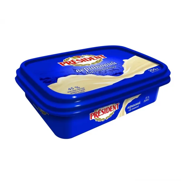 Cascaval topit crema Frisca President 45% 200g - image 1