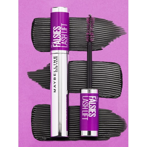 Mascara pentru efect de gene false The Falsies Lash Lift, 9.6 ml, Maybelline - image 3