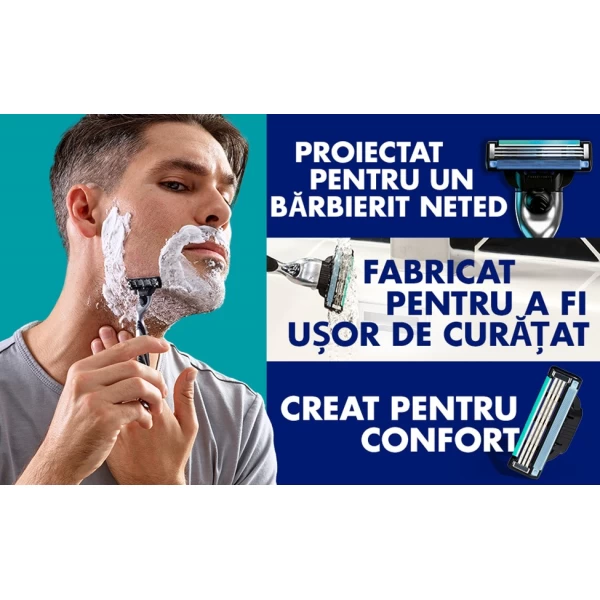Gillette Rezerve aparat de ras Mach3, 8 buc - image 5
