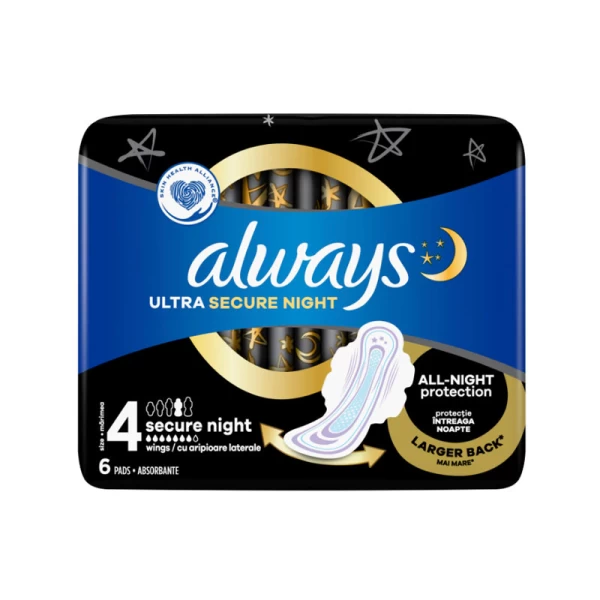 Always Прокладки Ultra Secure Night 7 шт - image 1